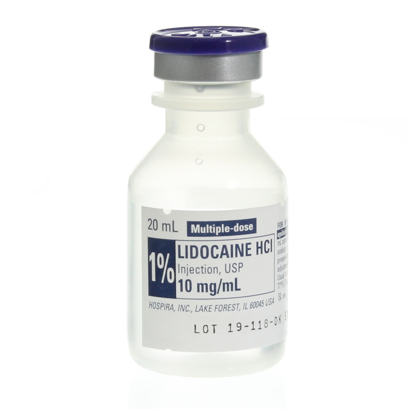 Lidocaine 1% 20ml MDV